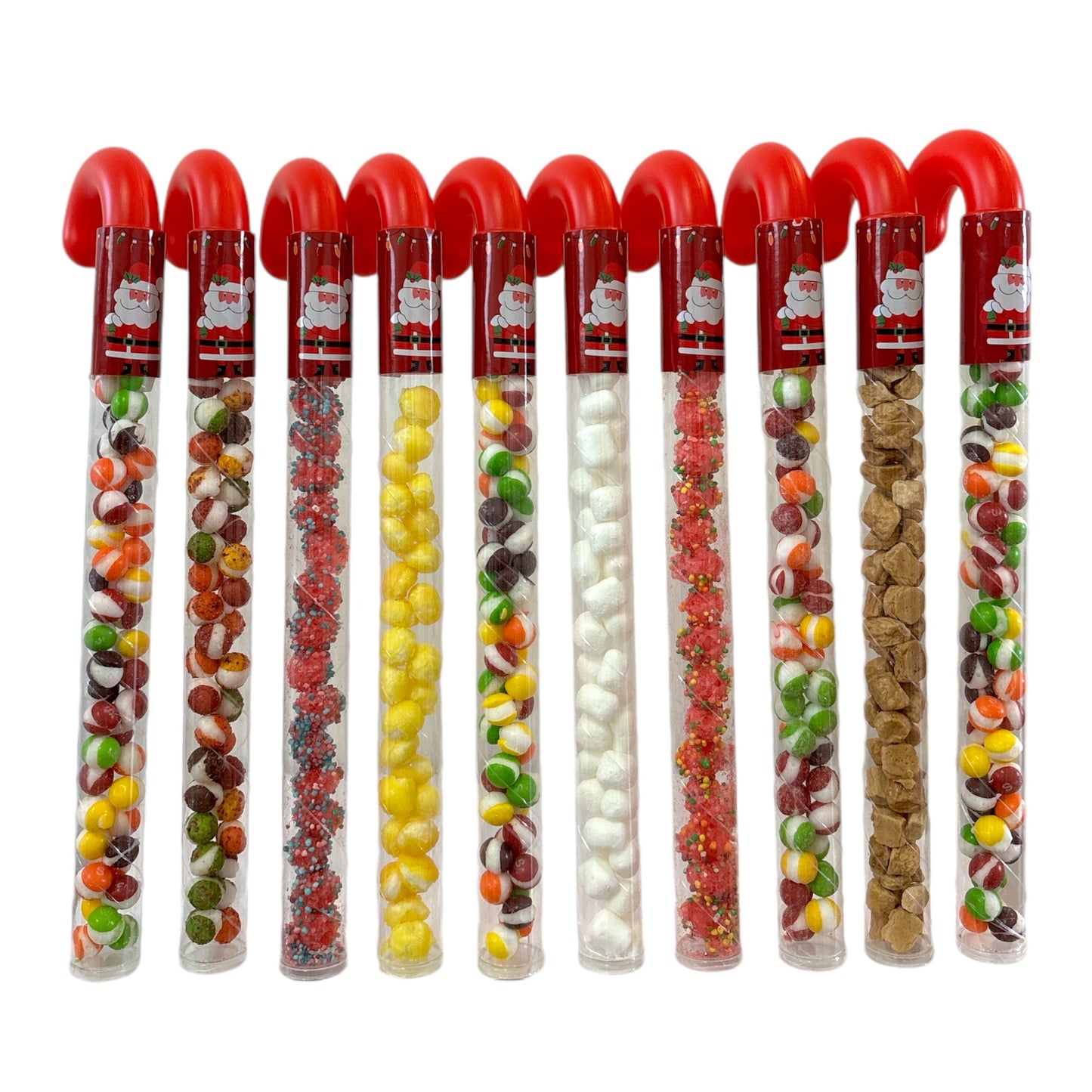 G-BOX Candy Cane Filled With Freeze Dried Candy Original Flavor 10 Canes
