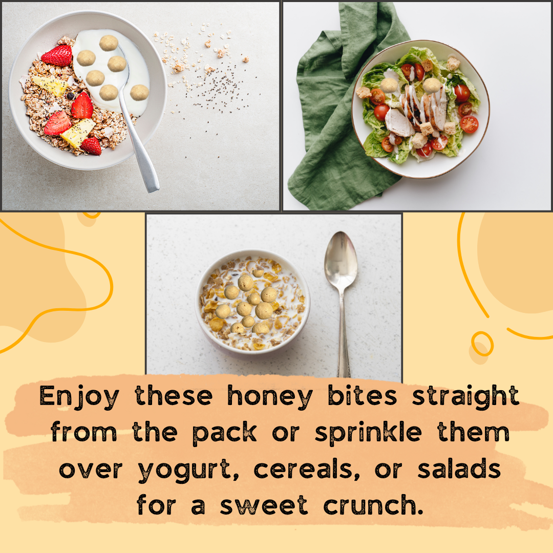 G-BOX Freeze Dried Bit O Honey, 4 OZ, Crunchy Honey & Almond Candy, TikTok Trend Items Featuring Old School Candy Vibes- Perfect for Fans of Freeze DriedCandies, Air-tight Sealed in a Deli Container