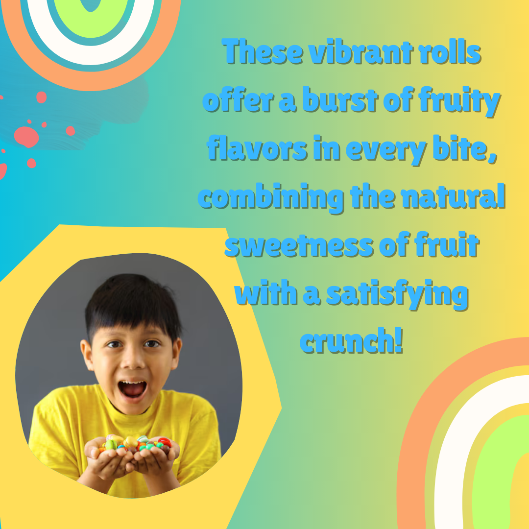 G-BOX FREEZE DRIED FRUITY CRUNCH ROLLS CANDY