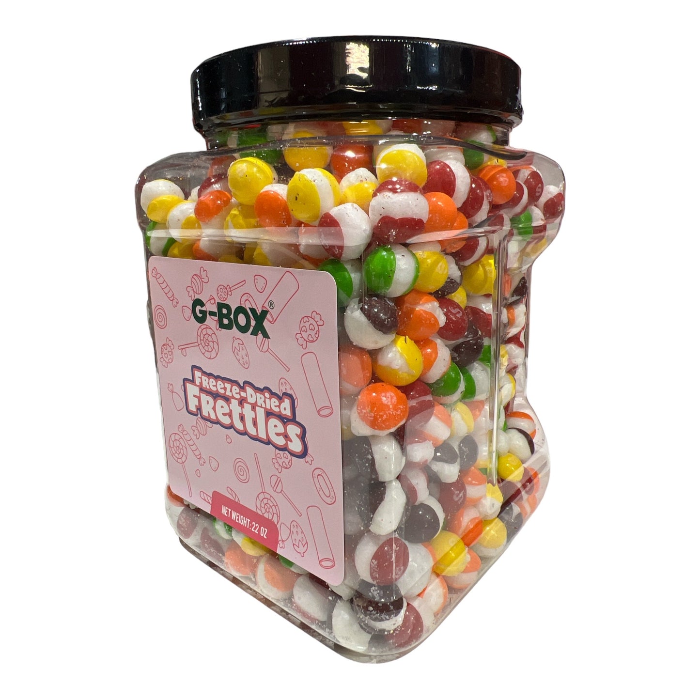 G-Box Freeze Dried Frettles Original Flavor in 54 Oz Tub Jar Container