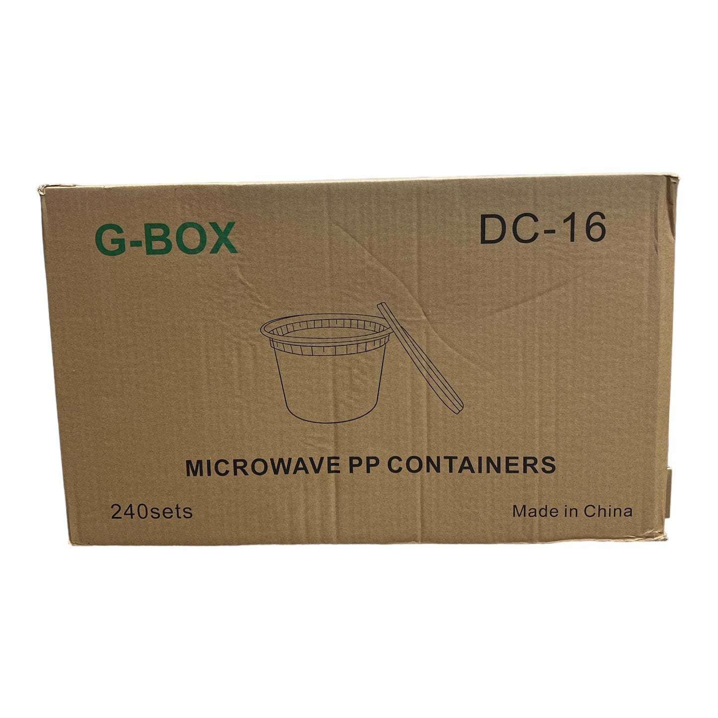 G-BOX Disposable Deli Containers One Case(240 sets)