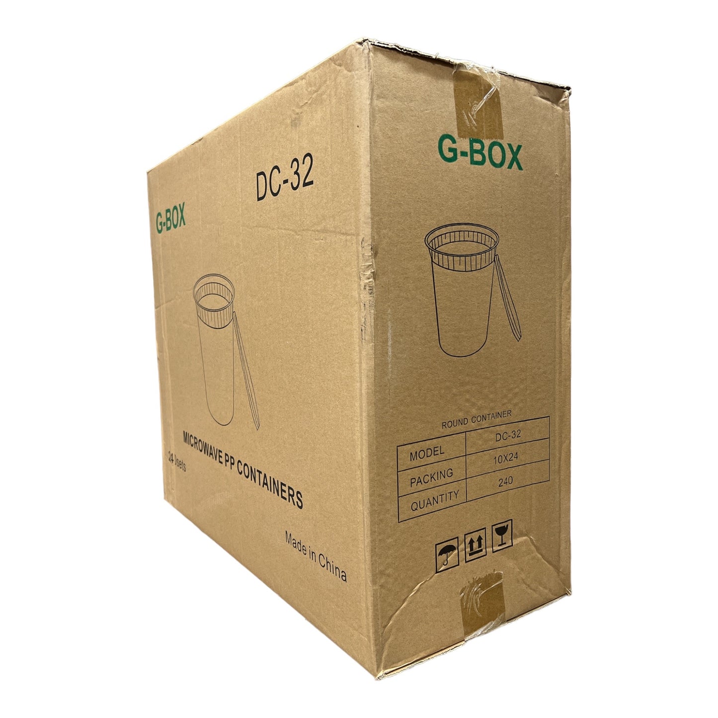 G-BOX Disposable Deli Containers One Case(240 sets)