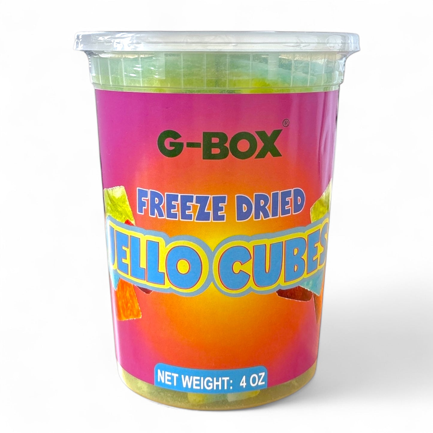 G-BOX FREEZE DRIED JELLO CUBES FREEZE DRIED MOONBEAM ICE CREAM(BERRY BLUE AND LEMON)