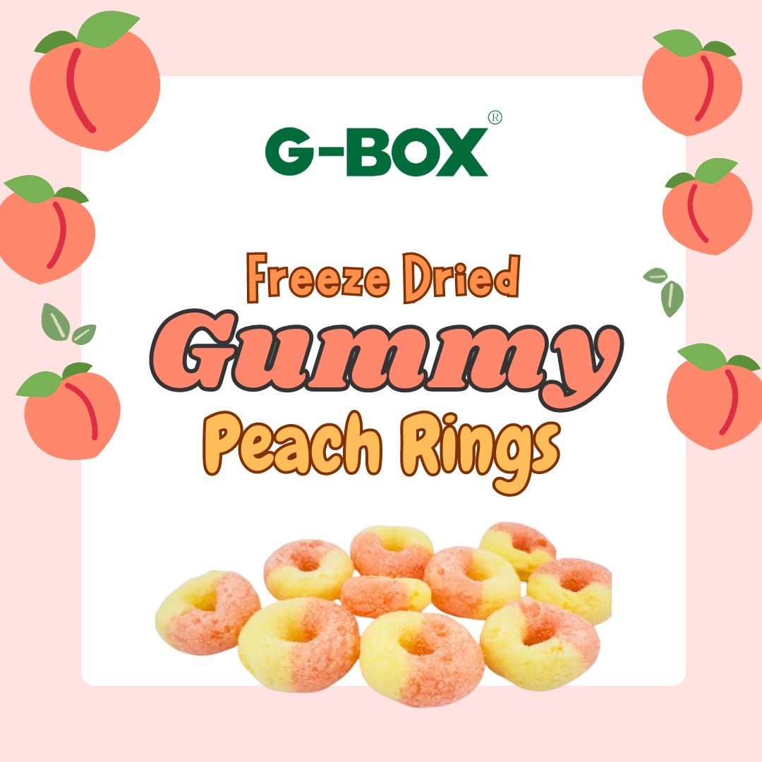 G-BOX FREEZE DRIED PEACH RINGS