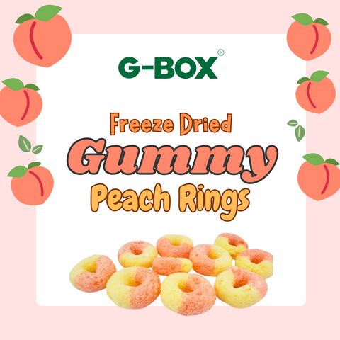 G-BOX FREEZE DRIED PEACH RINGS