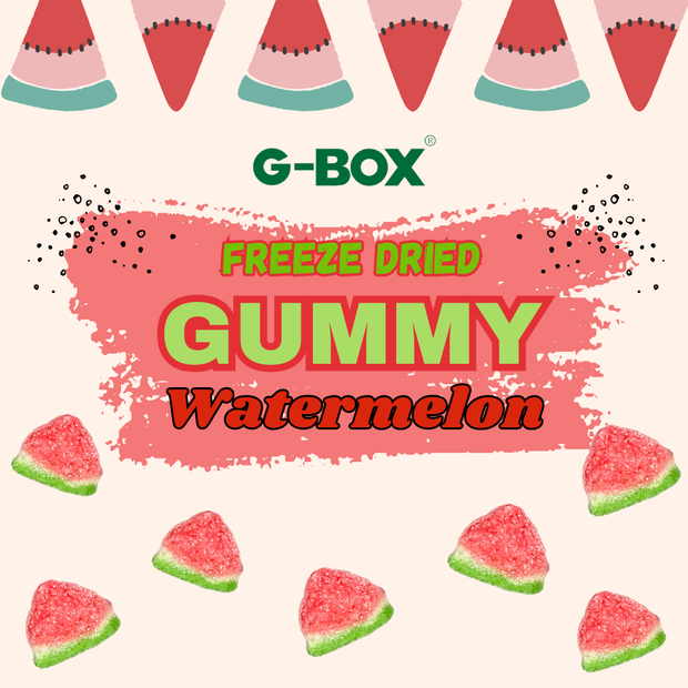 G-BOX FREEZE DRIED WATERMELON GUMMY CANDY