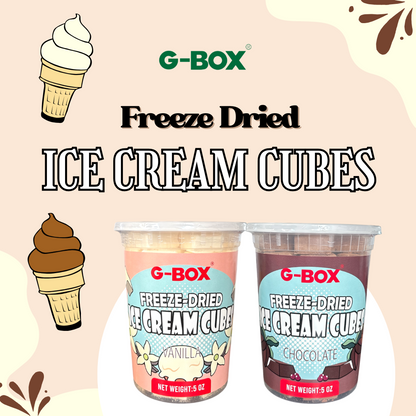 G-BOX FREEZE DRIED ICE CREAM CUBES (VANILLA)