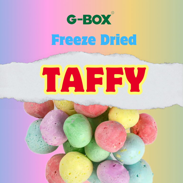 G-BOX FREEZE DRIED COTTON CANDY TAFFY PUFFS