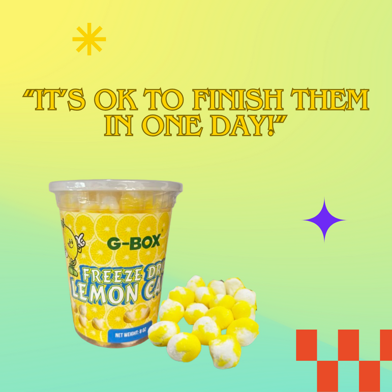 G-BOX FREEZE DRIED LEMON CANDY