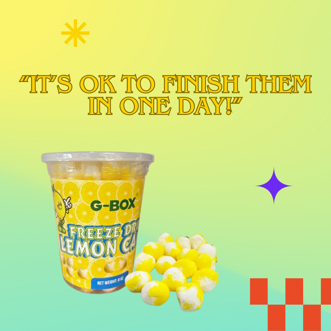 G-BOX FREEZE DRIED LEMON CANDY