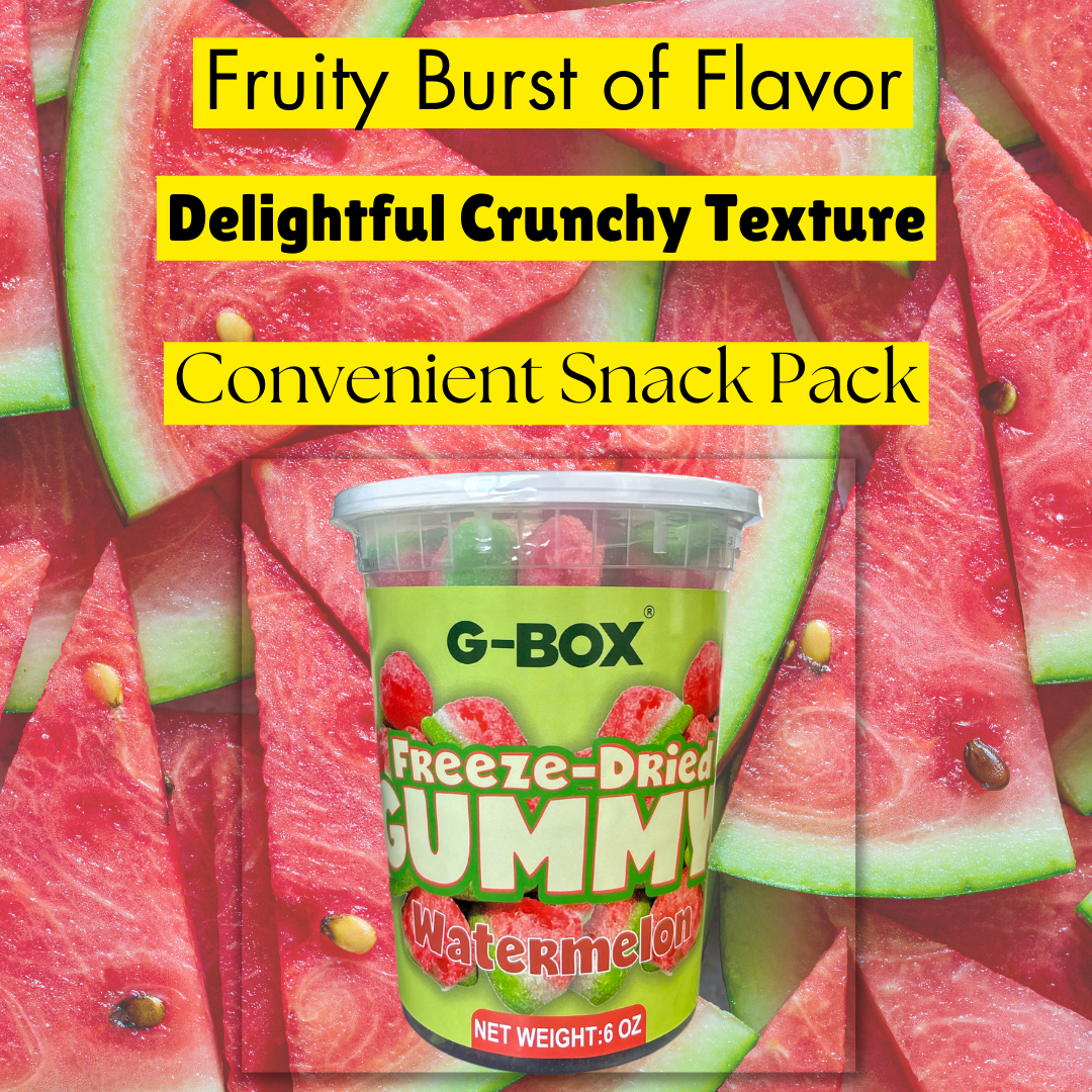 G-BOX FREEZE DRIED WATERMELON GUMMY CANDY