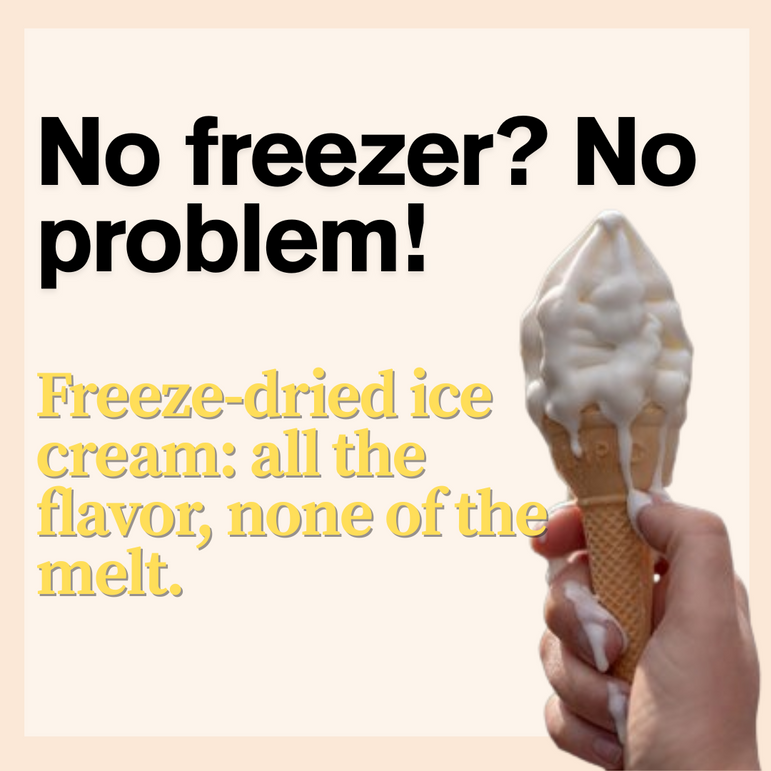 G-BOX FREEZE DRIED ICE CREAM CUBES (VANILLA)