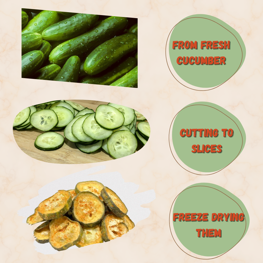 G-BOX FREEZE DRIED CUCUMBERS (CHAMOY FLAVOR)