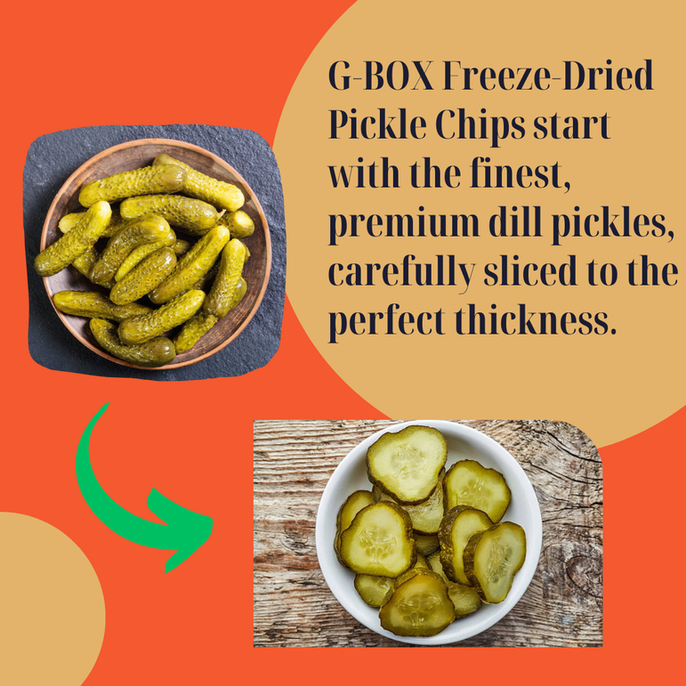 G-BOX FREEZE DRIED PICKLE CHIPS (CHAMOY FLAVOR)