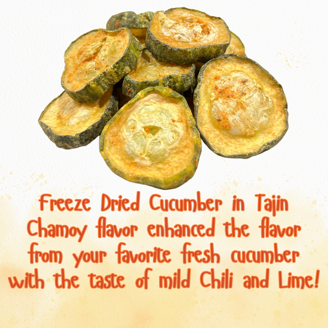 G-BOX FREEZE DRIED CUCUMBERS (CHAMOY FLAVOR)