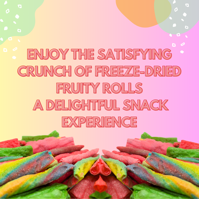 G-BOX FREEZE DRIED FRUITY CRUNCH ROLLS CANDY
