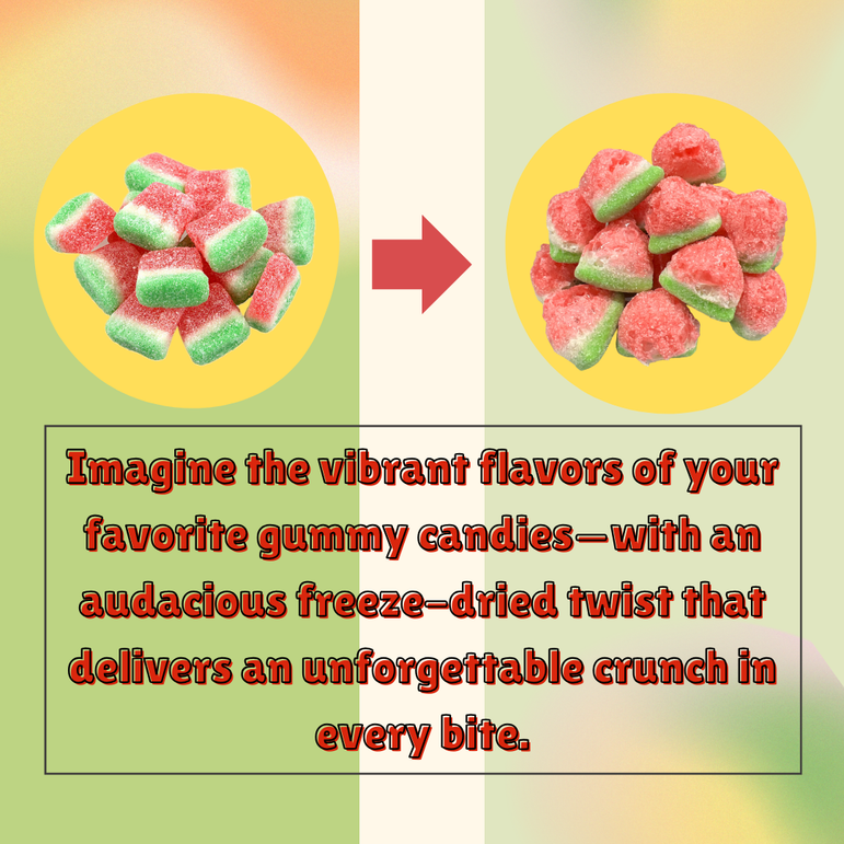 G-BOX FREEZE DRIED WATERMELON GUMMY CANDY