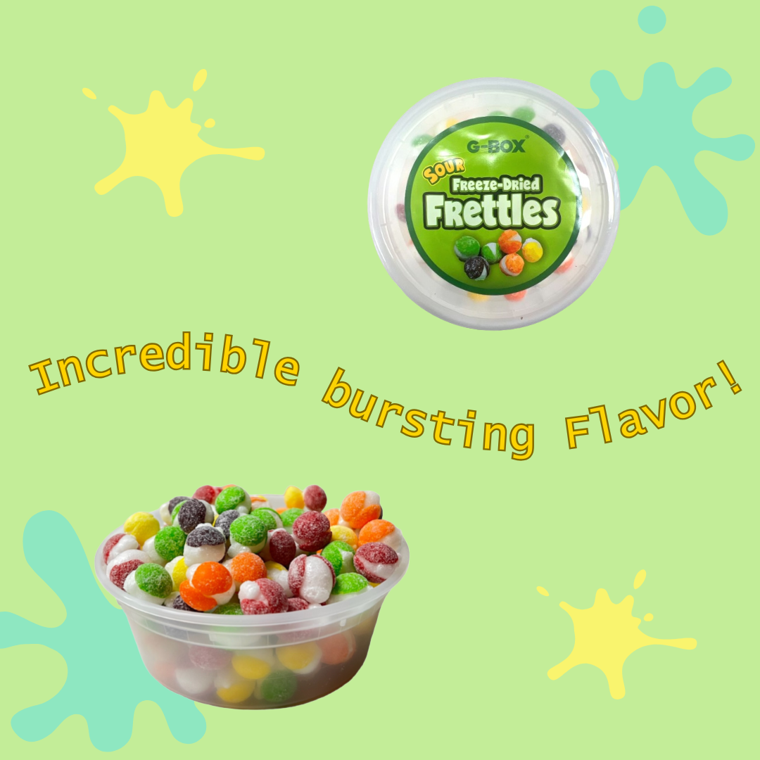 G-Box Freeze Dried Frettles Sour Flavor in Air-tight Sealed Container