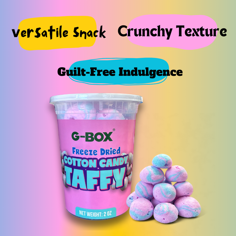 G-BOX FREEZE DRIED COTTON CANDY TAFFY PUFFS