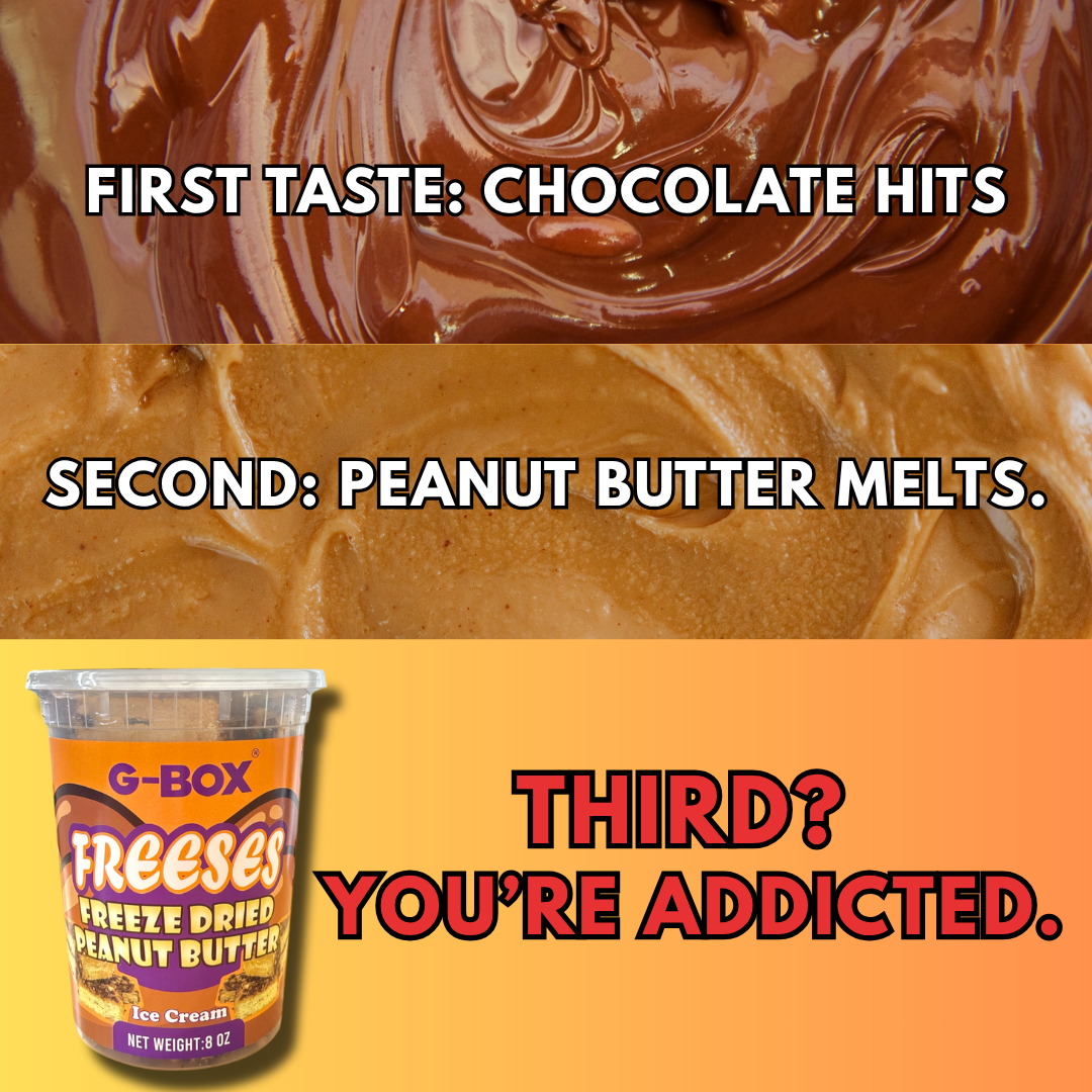 G-BOX FREESES - FREEZE DRIED PEANUT BUTTER ICE CREAM