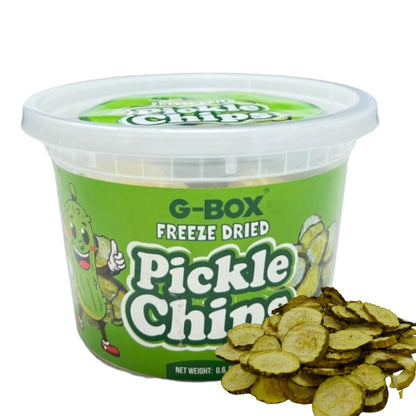 G-BOX Freeze Dried Pickles Chips in Air-tight Sealed Container