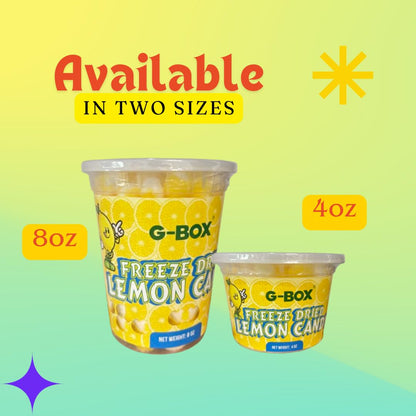 G-BOX Freeze Dried Lemon Candy - Crunchy Lemonheads Reimagined