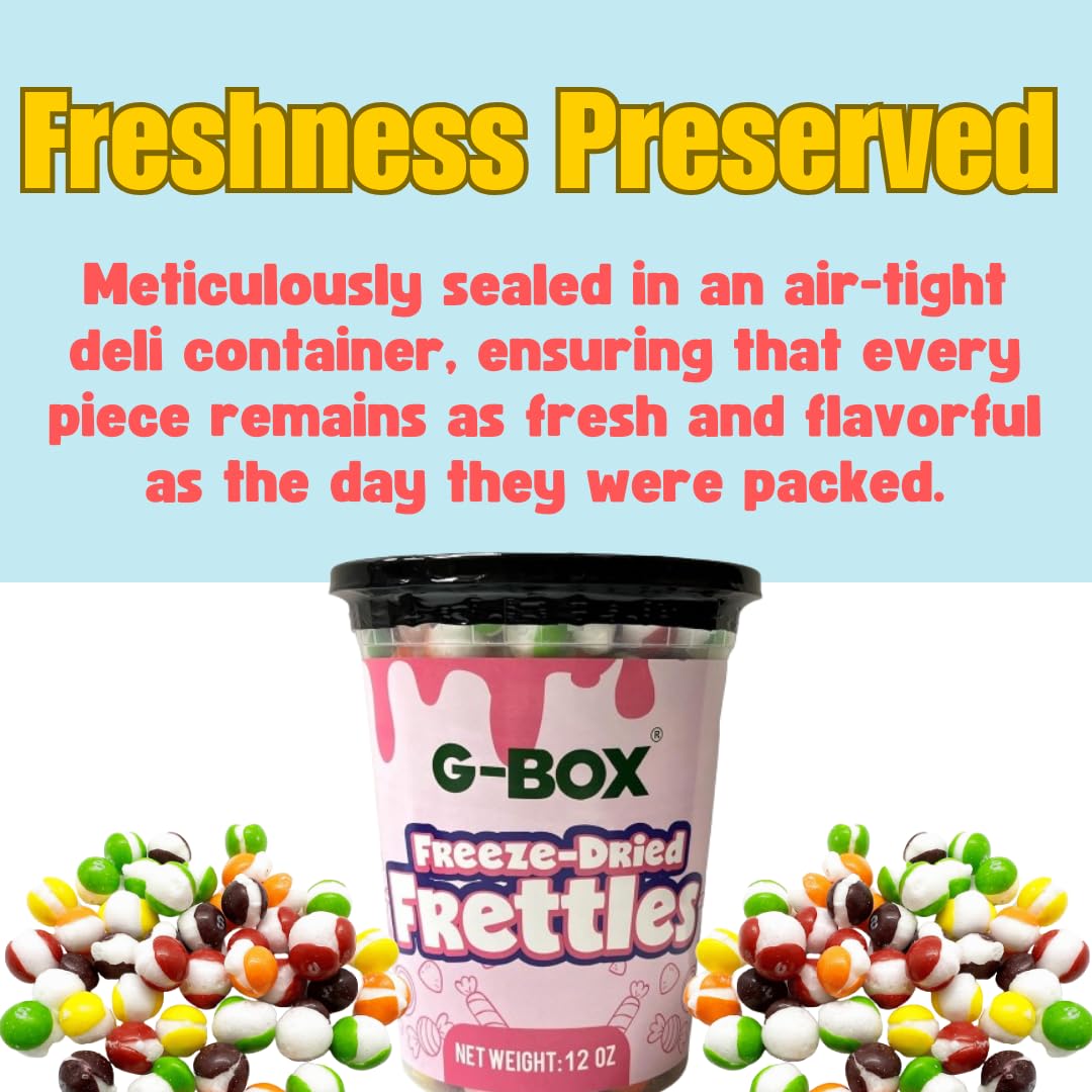 G-Box Freeze Dried Frettles Original Flavor Air-tight Sealed in a Deli Container