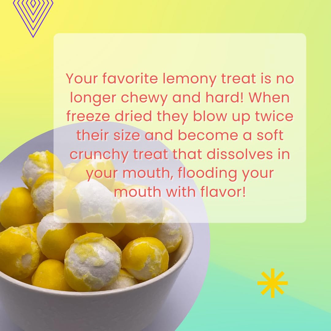 G-BOX Freeze Dried Lemon Candy - Crunchy Lemonheads Reimagined