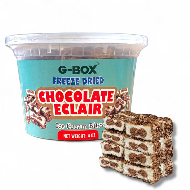 G-BOX FREEZE DRIED CHOCOLATE ECLAIR ICE CREAM BITES