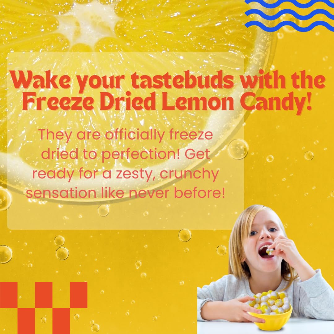 G-BOX Freeze Dried Lemon Candy - Crunchy Lemonheads Reimagined