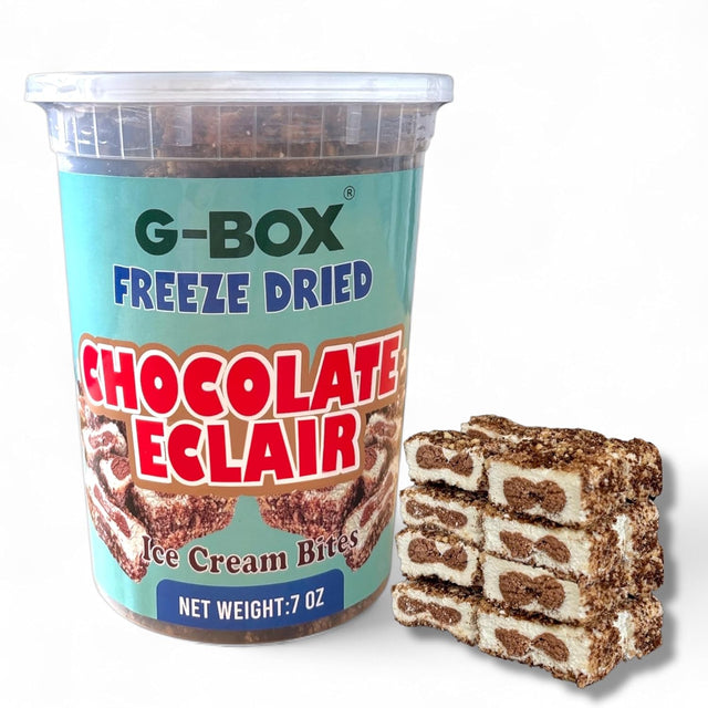 G-BOX FREEZE DRIED CHOCOLATE ECLAIR ICE CREAM BITES