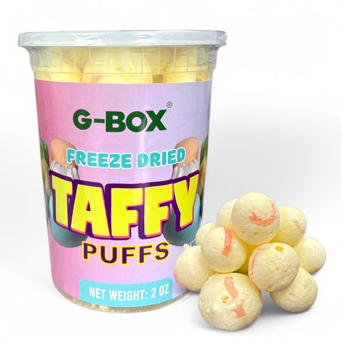 G-BOX FREEZE DRIED BANANA TAFFY PUFFS