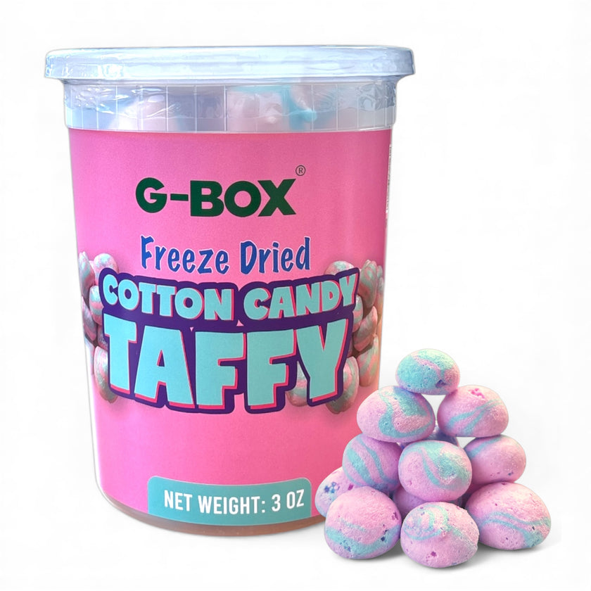 G-BOX FREEZE DRIED COTTON CANDY TAFFY PUFFS