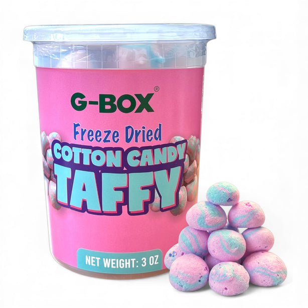G-BOX FREEZE DRIED COTTON CANDY TAFFY PUFFS