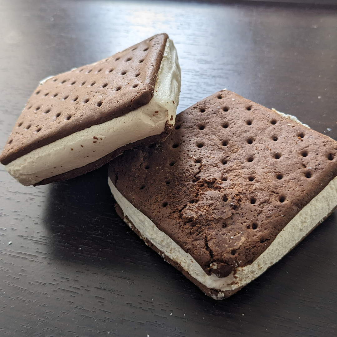 G-Box Freeze Dried Ice Cream Sandwich -  Astronaut Chubby Crunch Ice Cream Sandwich - Freeze Dried Whole Ice Cream Sandwich
