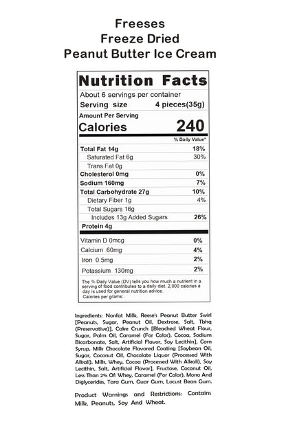G-BOX FREESES - FREEZE DRIED PEANUT BUTTER ICE CREAM