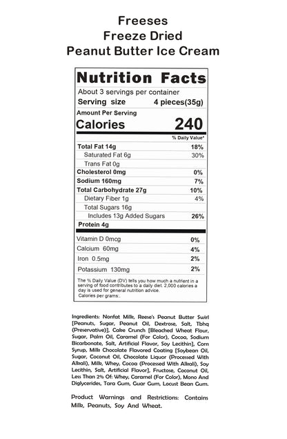 G-BOX FREESES - FREEZE DRIED PEANUT BUTTER ICE CREAM
