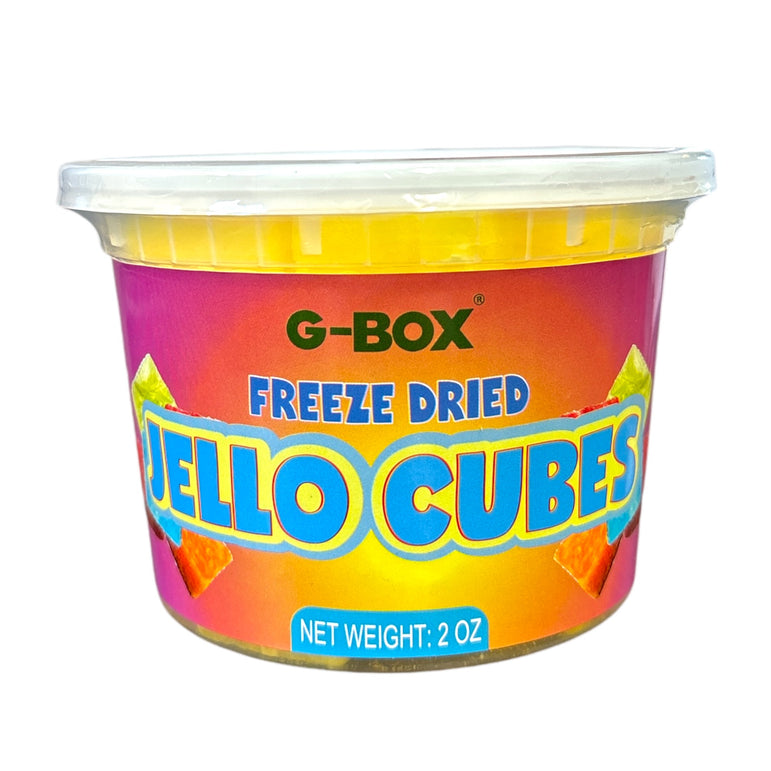 G-BOX FREEZE DRIED JELLO CUBES (LEMON)