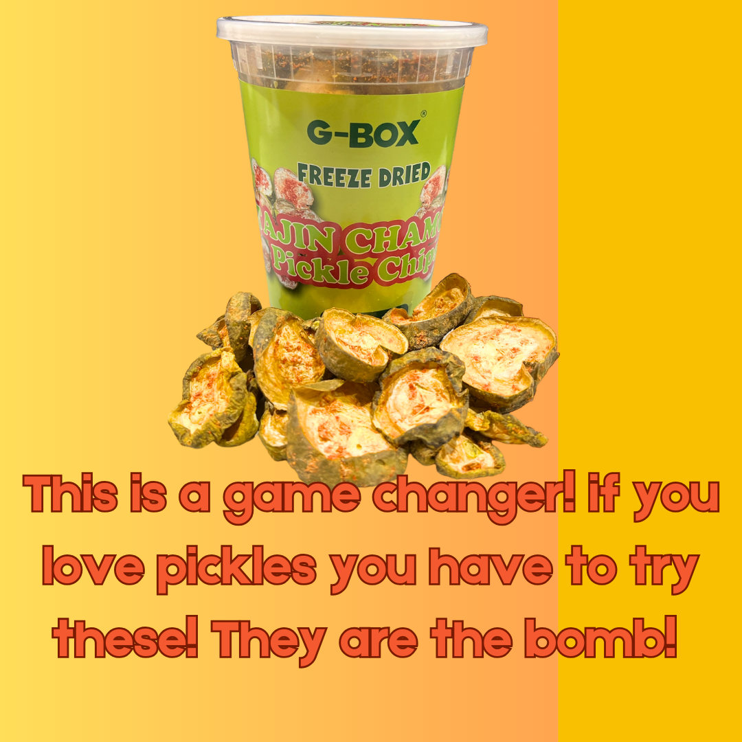 G-BOX FREEZE DRIED PICKLE CHIPS (CHAMOY FLAVOR)