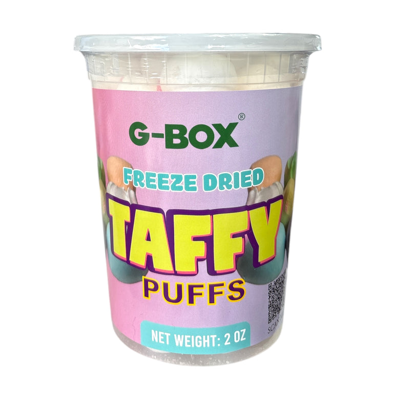 G-BOX FREEZE DRIED PEPPERMINT TAFFY PUFFS
