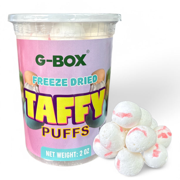G-BOX FREEZE DRIED PEPPERMINT TAFFY PUFFS