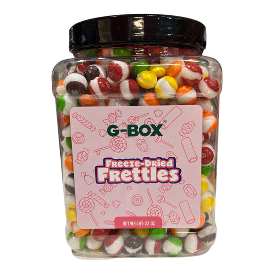 G-Box Freeze Dried Skittles Original Flavor in 54 Oz Tub Jar Container