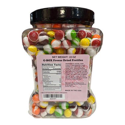 G-Box Freeze Dried Skittles Original Flavor in 54 Oz Tub Jar Container