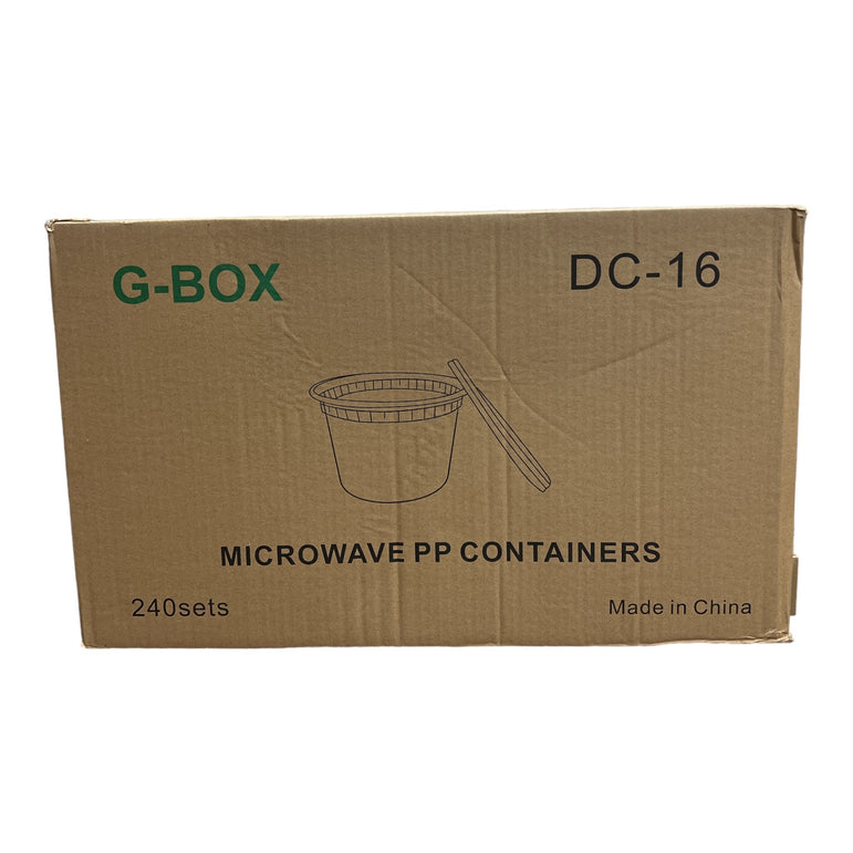 G-BOX Disposable Deli Containers One Case(240 sets)