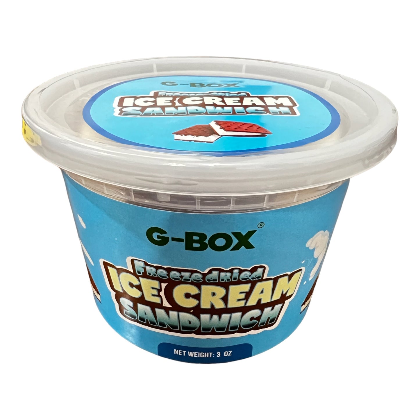 G-Box Freeze Dried Ice Cream Sandwich in Air-tight Sealed Container