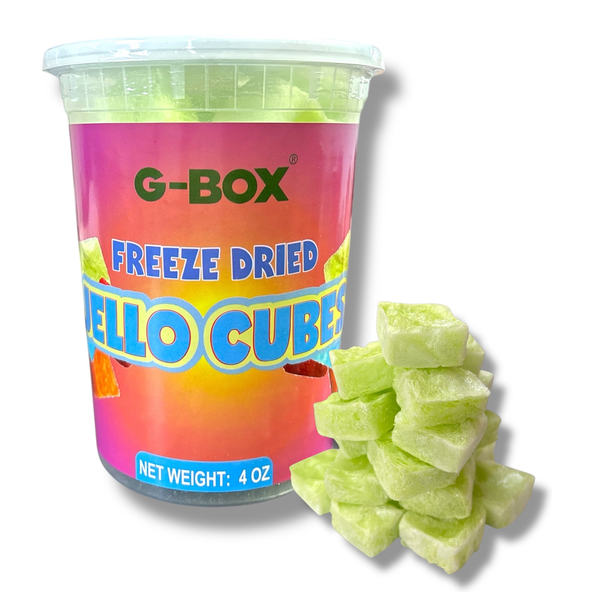 G-BOX FREEZE DRIED JELLO CUBES (WATERMELON)
