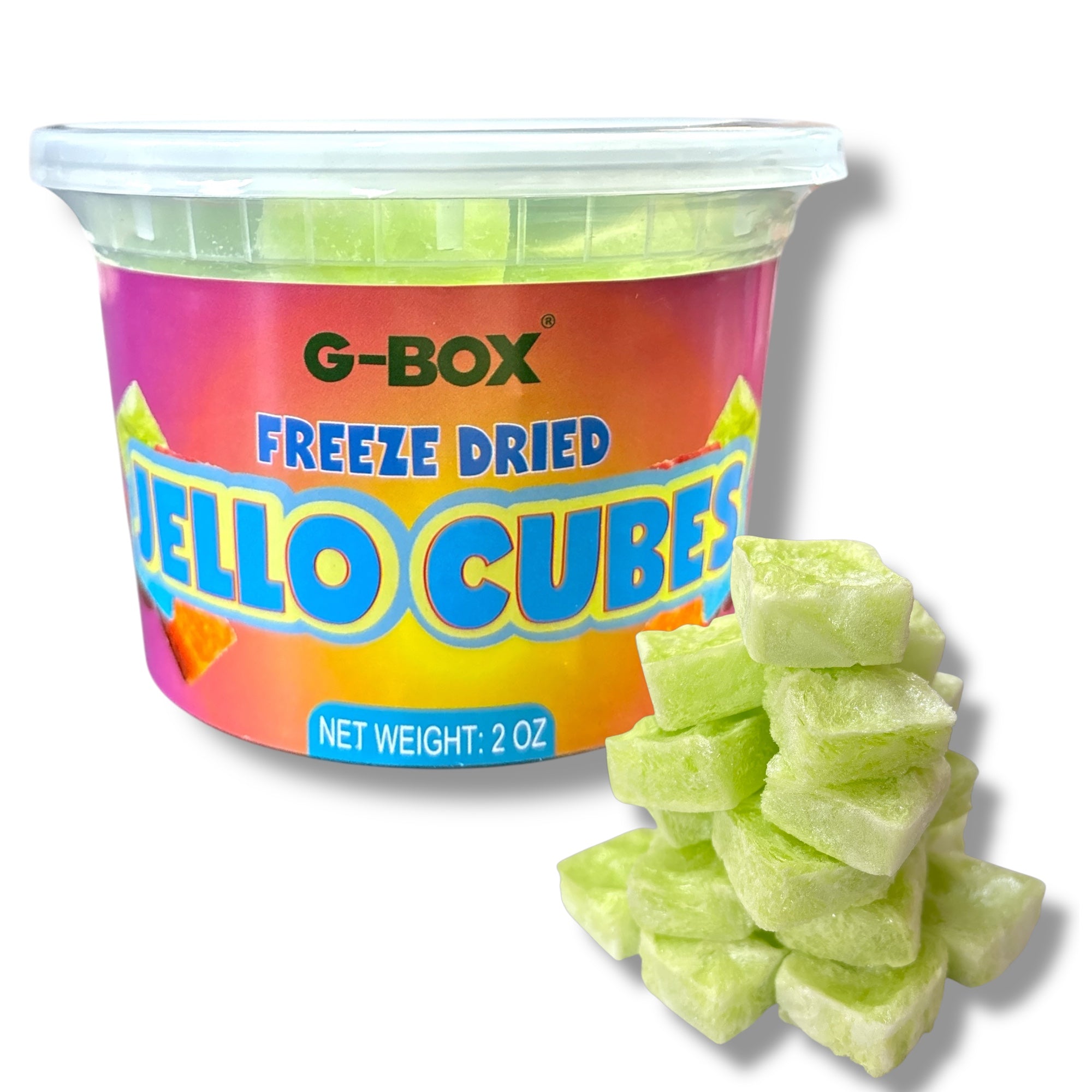 G-BOX FREEZE DRIED JELLO CUBES (WATERMELON)