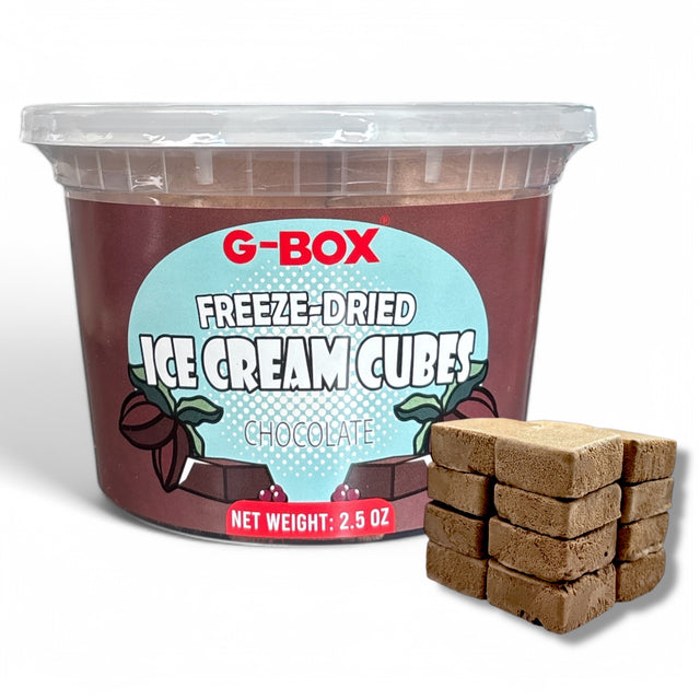 G-BOX FREEZE DRIED ICE CREAM CUBES (CHOCOLATE)