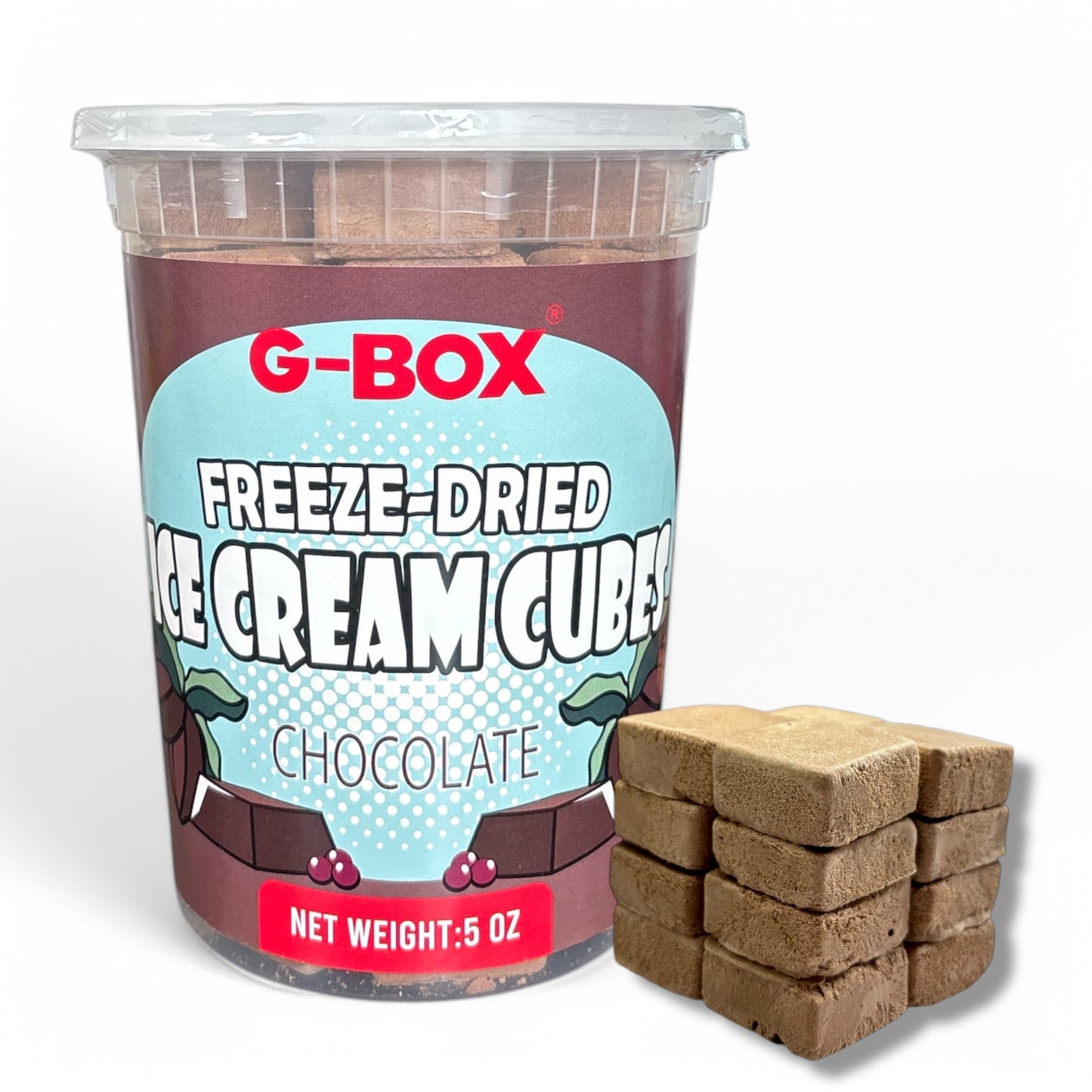 G-BOX Freeze Dried Ice Cream Cubes (Chocolate)