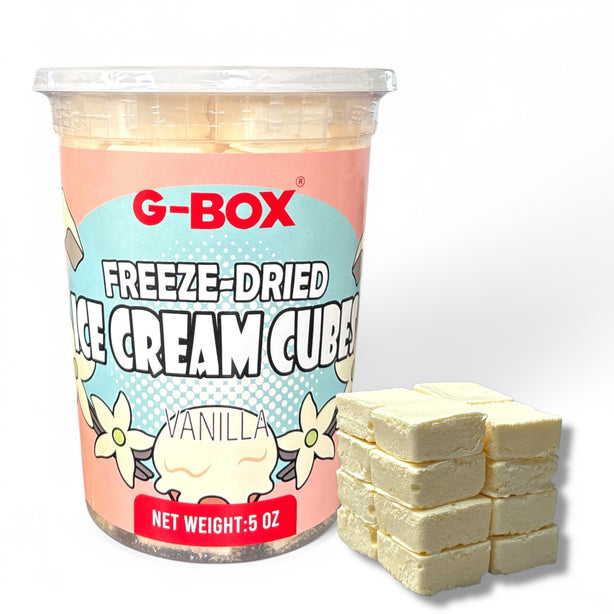 G-BOX FREEZE DRIED ICE CREAM CUBES (VANILLA)